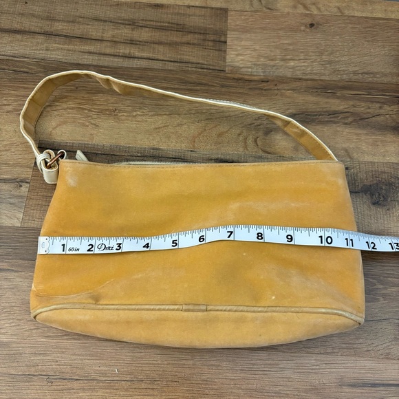 Guerlain Suede Velvet Tan Handbag Shoulder Bag Women’s - Picture 4 of 8